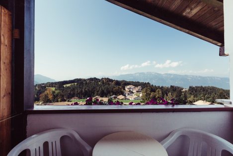 Ausblick von der Pension Stern in Aldein
